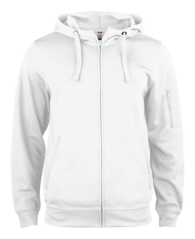 Clique Basic Active Hoody Full Zip Huvtröja Herr Mörk marin (stl XL)