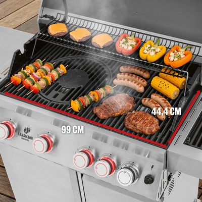 Landmann Cool Steel MaxX 4.1 Gasolgrill Rostfritt