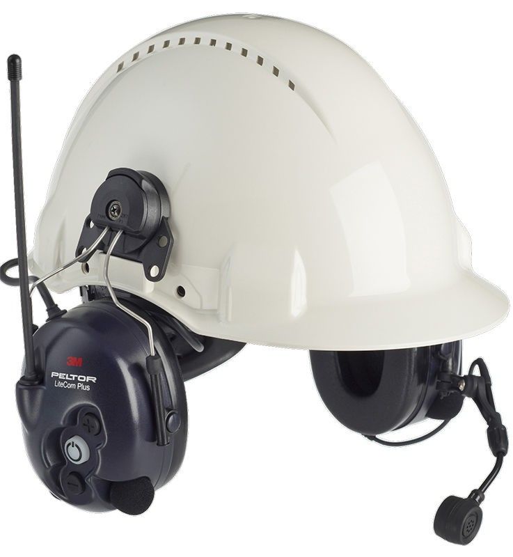 Peltor Litecom Plus Hörselkåpa Hjälmfäste MT7H7P3E4310-EU