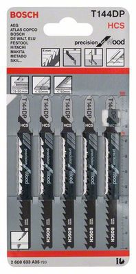 Bosch Sticksågsblad  5-P Mjuka träslag T144DP