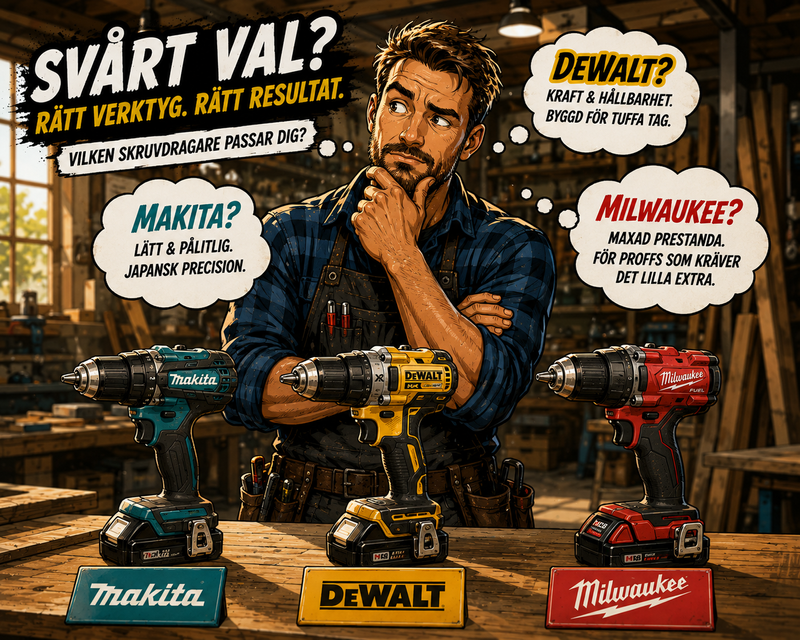 Vilken skruvdragare ska man välja?