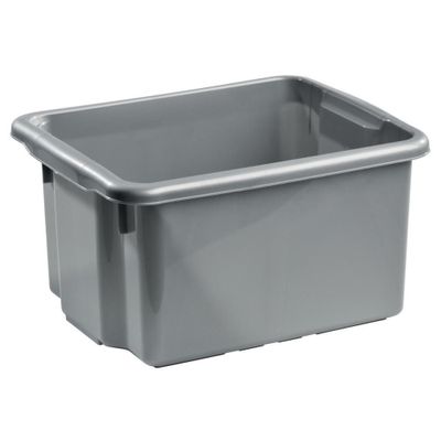 Nordiska Plast Förvaringsbox 15L Silver 7150 NPL