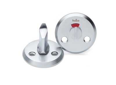 Habo WC-beslag A262 Borstad krom SB