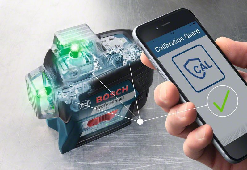 Bosch GLL 3-80 CG SOLO Kors-/Linjelaser 3x360° Grön