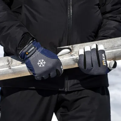 Tegera 295 Läderhandske Vinter Thinsulate Varmfodrad Vattentät