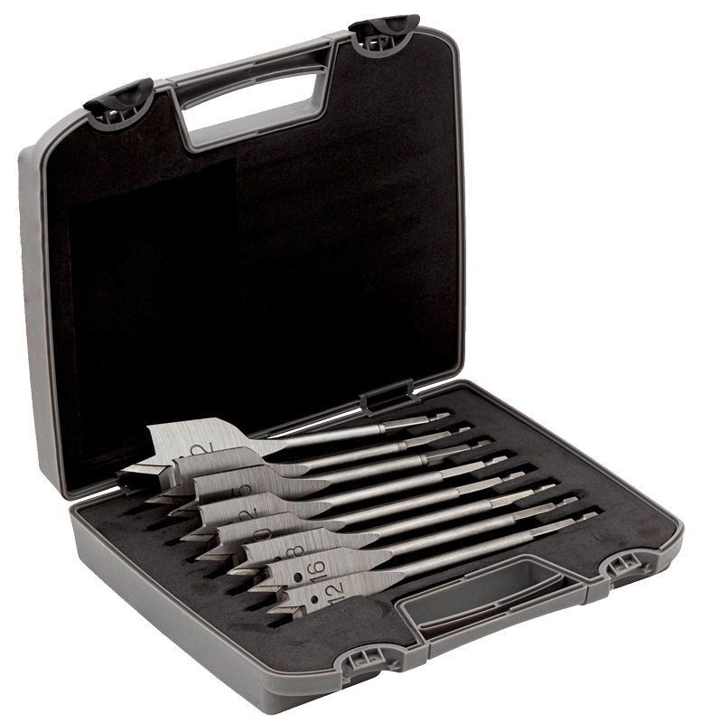 Bahco 9629-SET-8 Flatborrsats – För träbearbetning