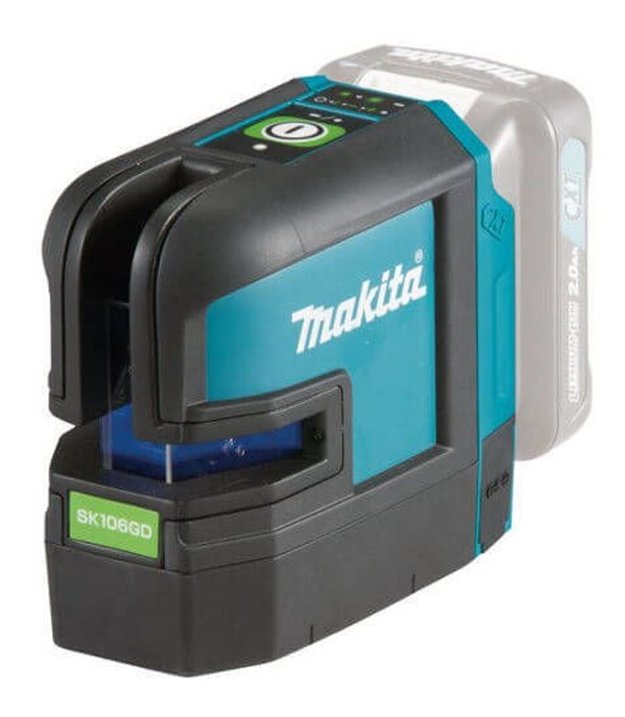 Makita SK106GDZ Kors-/Punkt-/Linjelaser 12V (Utan batterier)