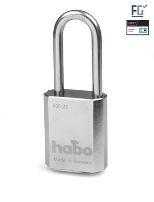 Habo Hänglås 900-22B60 M Oval Cyl SB