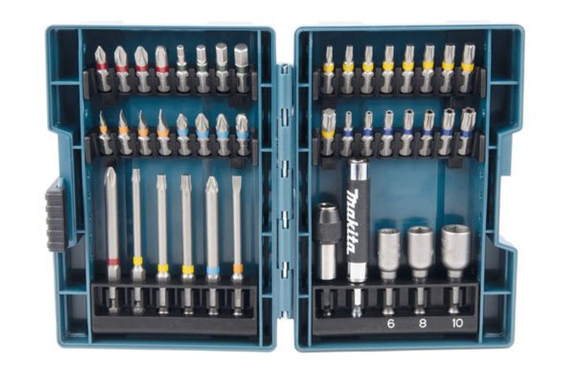 Makita B-55697 Bitssats 43-delar Färgkodade