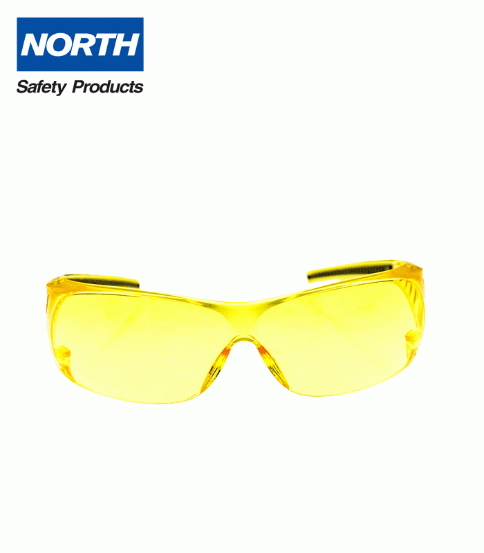 North Skyddsglasögon med gul lins (Slimline T1302)