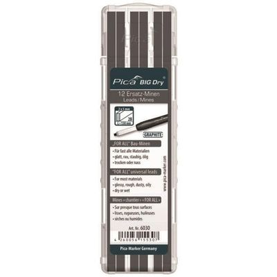 Pica 6030 Big Dry Refillpaket Grafitstift 12st
