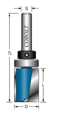Cobolt Mallfräs D=19 L=10 TL=52