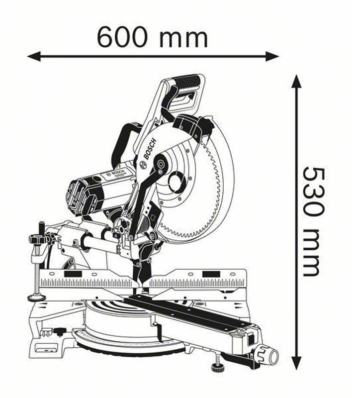 Bosch GCM 12 SDE Kap-/Geringssåg (305mm)