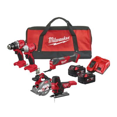 Milwaukee M18 BLCPP5A-502B Combokit POWERPACK (2x5,0ah)