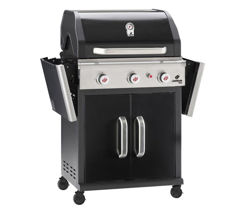 Landmann Triton 3.0 flexX gasolgrill 3 brännare 3,5 kW Svart 3-brännare