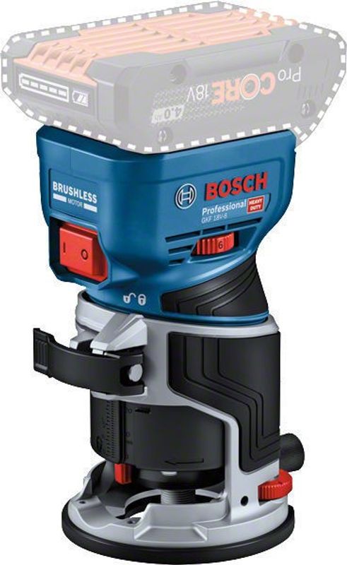 Bosch GKF 18V-8  Kantfräs 18V L-BOXX SET (utan batterier)