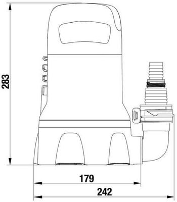 Gardena 09030-20 Dränkbar pump 9000 för rent vatten