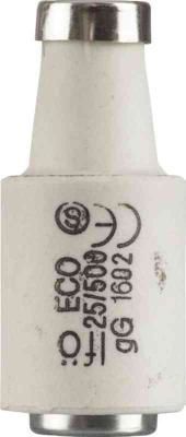 säkring 25a diazed eco 5st gul 500v