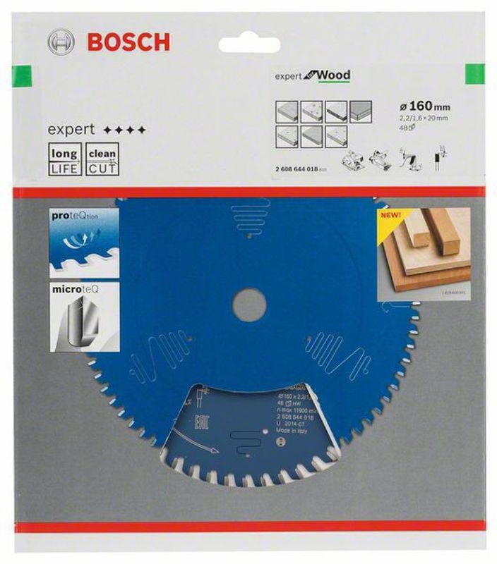 Bosch Sågklinga 160mm 48T (Fina snitt)