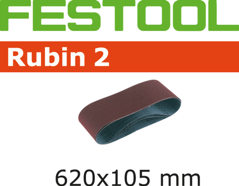 Festool Slipband 105x620mm RUBIN2 (10st)