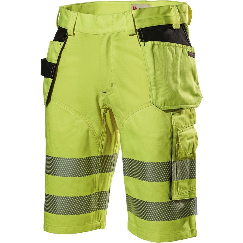 L.Brador 1400PB Varselshorts Stretch No-Scratch Gul Stl 44