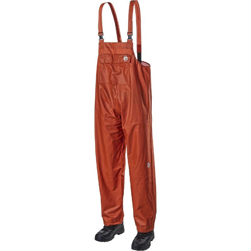 L.Brador 940PU Regnhängselbyxa PU Vattentät Orange Stl XL