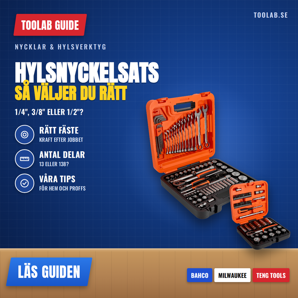 Hylsnyckelsats – så väljer du rätt sats