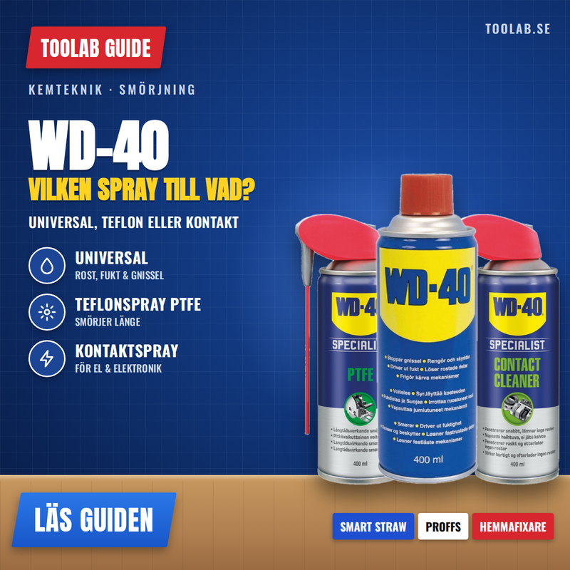 WD-40 – vilken spray ska du välja?
