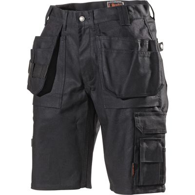 L.Brador 111B Arbetsshorts Bomull Cordura Svart Stl 50