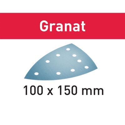 Festool Slippapper Granat STF DELTA/9 100x150mm – För DTS 400, DTSC 400, DS 400