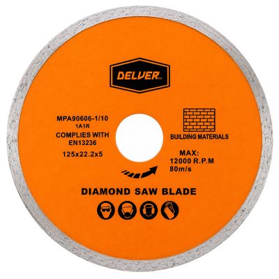 Delver Diamantkapskiva 125mm för kakel och klinkers