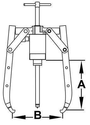 BVA avdragare 3-ARMAD 20 ton korta ben 320 mm