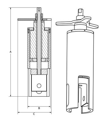 BVA drag- lyftögla 30 ton