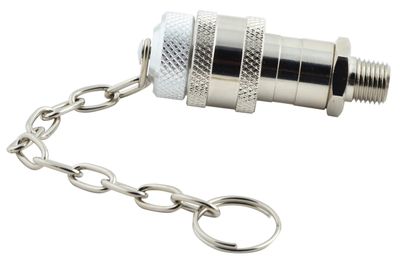 BVA högflödeskoppling hane 1/4" med dammskydd