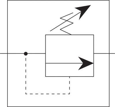 BVA tryckregleringsventil 1 m retur 3/8"-18NPTF 700 bar