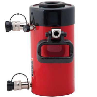 BVA hålcylinder dubbelverkande 60/40 ton slag 165 mm