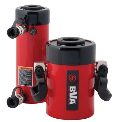 BVA hålcylinder dubbelverkande 60/40 ton slag 89 mm