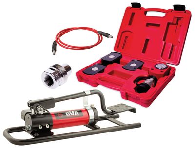 BVA flatcylinderkit 10 ton fotpump, slang