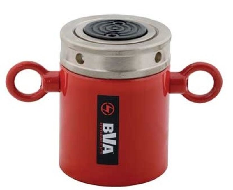BVA cylinder med låsmutter 50 ton slag 50 mm