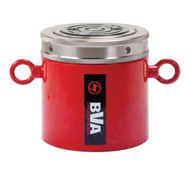 BVA cylinder med låsmutter 150 ton slag 50 mm