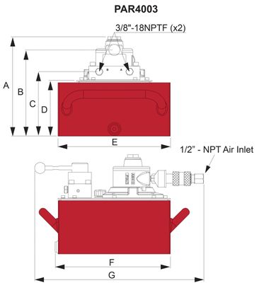 BVA hydraulpump luftdri. 11400 cm³ enkelverkande