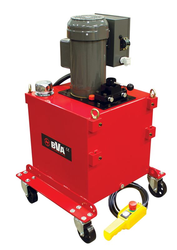 BVA hydraulpump elektrisk 3 hk 56 L, 4-VÄGS, 3-POS. elektrisk