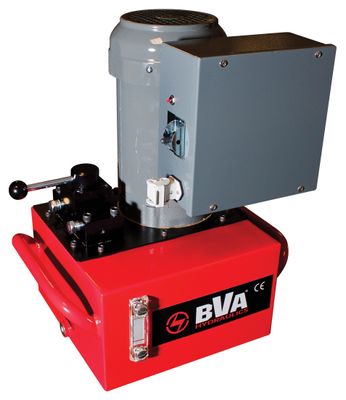 BVA hydraulpump elektrisk 1,5 hk 11,4 L, 4-VÄGS, 3-POS. manuell