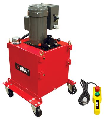 BVA hydraulpump elektrisk 3 hk 56 L, 3-VÄGS, 3-POS. fjärrkont