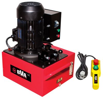 BVA hydraulpump elektrisk 3-FAS 22,7 L, 3-VÄGS, 3-POS. 3HK, FJ