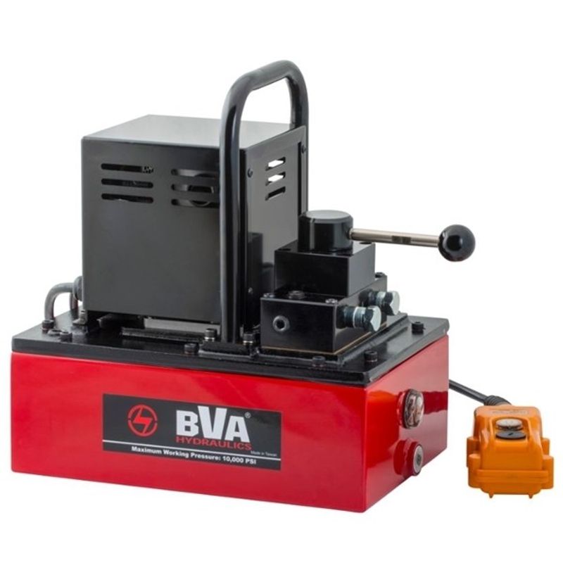 BVA hydraulpump elektrisk 1 hk 3,8 L, 3-VÄGS, 3-POS. bärbar