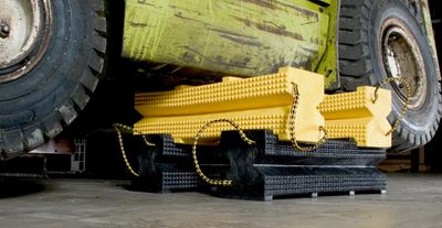 BVA stabiliseringsblock svart 610x152x178 mm