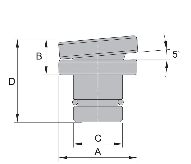 BVA sadel med tilt 250 ton BVA