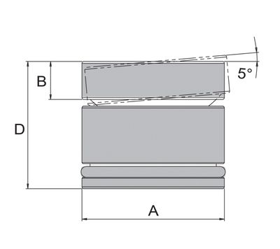 BVA sadel med tilt 150 ton BVA