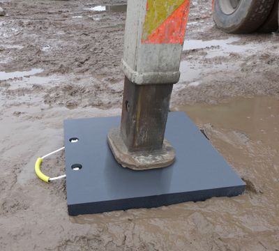 BVA stödblock 10 ton 400x400x40 mm